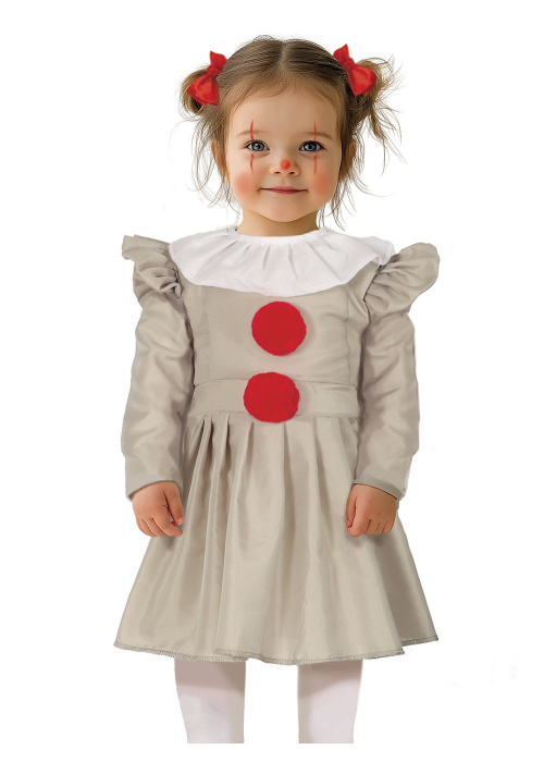 Disfraz de Payasa Asesina IT para Bebe - Disfraces de Halloween Pennywise
