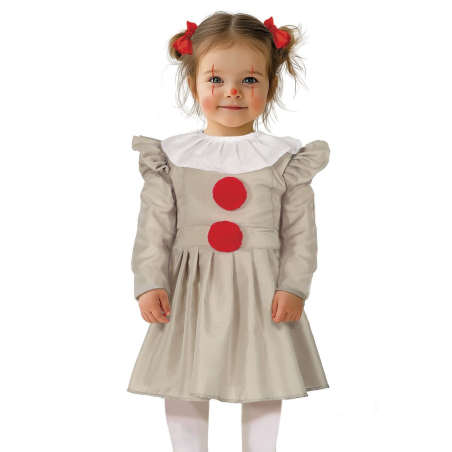 Disfraz de Payasa Asesina IT para Bebe - Disfraces de Halloween Pennywise