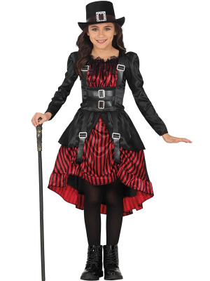 Disfraz de Vampiresa Steampunk para Niña - Disfraces Halloween Vampiros