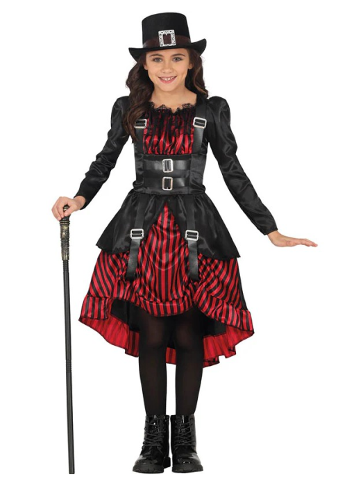 Disfraz de Vampiresa Steampunk para Niña - Disfraces Halloween Vampiros