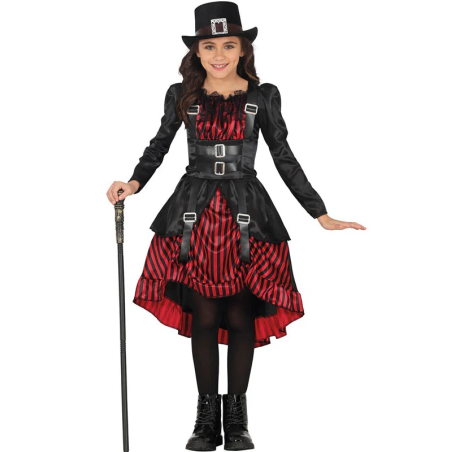 Disfraz de Vampiresa Steampunk para Niña - Disfraces Halloween Vampiros