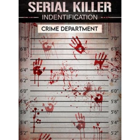 Photocall Asesino Convicto Tela 120x200 cm - Decoracion Halloween