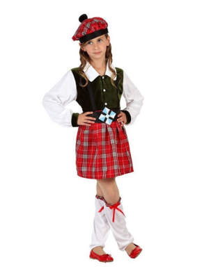 Disfraz de Escocesa Niña - Disfraces Escoceses para Niñas