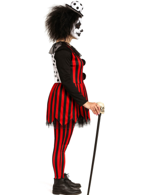 Disfraz De Payasa Negra - Disfraces de Payasos Halloween - Disfraces de Payasos Siniestros para Mujer