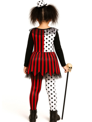 Disfraz De Payasa Negra Infantil - Disfraces Payasos Halloween - Disfraces de Payasos Siniestros Infantiles