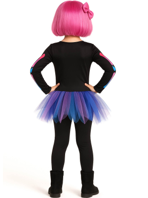 Disfraz De Esqueleto Tutu Estrellas Niña - Disfraces de Esqueleto para Niñas