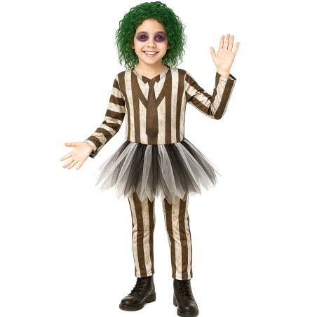 Disfraz De Bitelchus Tutú Niña - Disfraces Beetlejuice