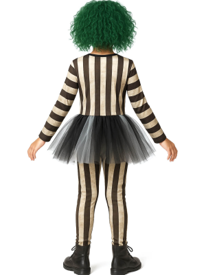 Disfraz De Bitelchus Tutú Niña - Disfraces Beetlejuice