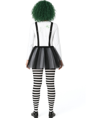 Disfraz De Bitelchus Mujer Tutu - Disfraces Halloween Beetlejuice - Disfraces Bitelchus - Beetlejuice Adulto