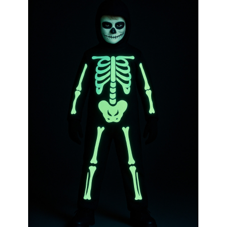 Disfraz De Esqueleto Fluorescente Infantil - Disfraces de Esqueleto para Niños