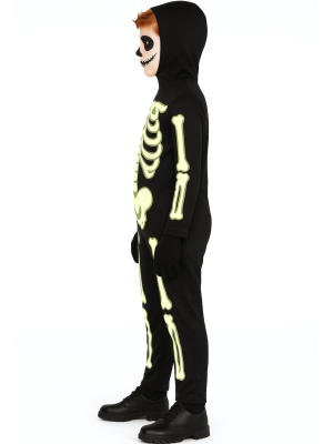 Disfraz De Esqueleto Fluorescente Infantil