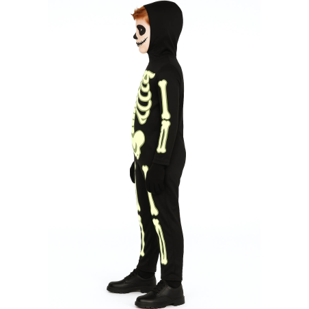 Disfraz De Esqueleto Fluorescente Infantil - Disfraces de Esqueleto para Niños