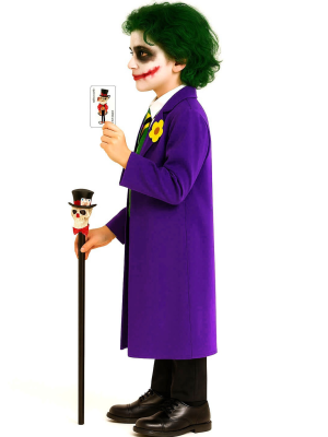 Disfraz de Joker Comic para Niño - Disfraces Halloween Payasos - Disfraces de Joker y Joker Baby Infantiles