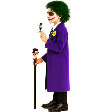 Disfraz de Joker Comic para Niño - Disfraces Halloween Payasos - Disfraces de Joker y Joker Baby Infantiles