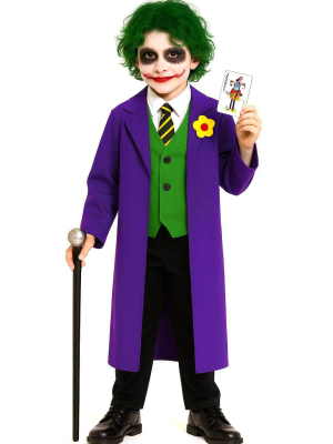 Disfraz de Joker Comic para Niño - Disfraces Halloween Payasos - Disfraces de Joker y Joker Baby Infantiles
