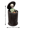 Cubo de Basura con Esqueleto  - Decoracion de Halloween - HALLOWEEN