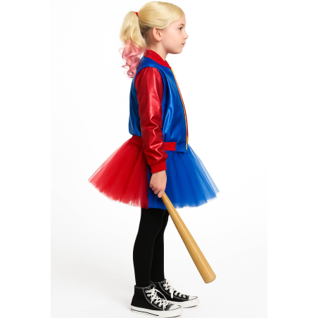 Disfraz de Harley Quinn para Niña - Disfraces Halloween Joker - Disfraces de Harley Quinn Infantiles