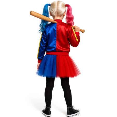 Disfraz de Harley Quinn para Niña - Disfraces Halloween Joker - Disfraces de Harley Quinn Infantiles