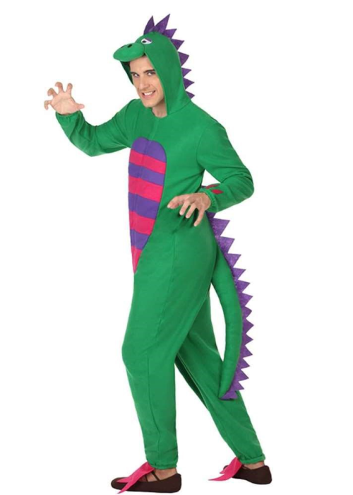 Disfraz de Dragon Verde Adulto - Disfraces de Animales
