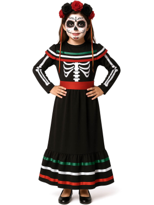 Comprar disfraz de Catrina infantil - Disfraces de Halloween para niñas