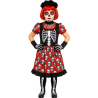 Disfraz De Esqueleto Catrina Bonita Niña