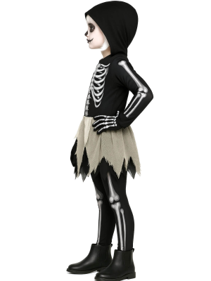 Disfraz De Esqueleto Harapos Niña - Disfraces Calaveras y Catrinas - Disfraces de Esqueleto para Niñas