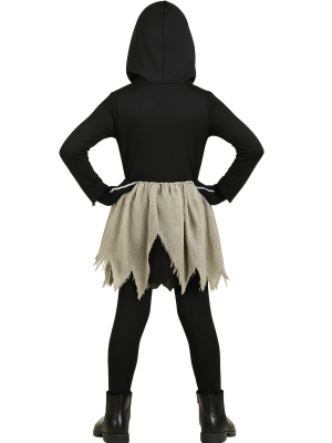 Disfraz De Esqueleto Arapos Niña