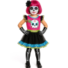 Disfraz De Esqueleto Vestido Colores Infantil