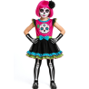 Disfraz De Esqueleto Vestido Colores Infantil