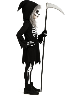 Disfraz De Esqueleto Vestido niña - Disfraces de la Muerte - Disfraces de Halloween Infantiles