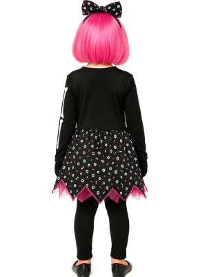 Disfraz De Esqueleto Vestido Bebe