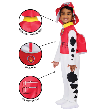 Disfraz De Marshall Deluxe Patrulla Canina Infantil - Disfraces Series Tv - Disfraces de Patrulla Canina