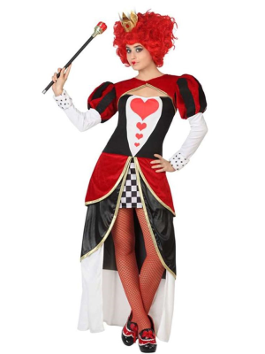 Disfraz de Reina de Corazones - Disfraces de Alicia Adultos