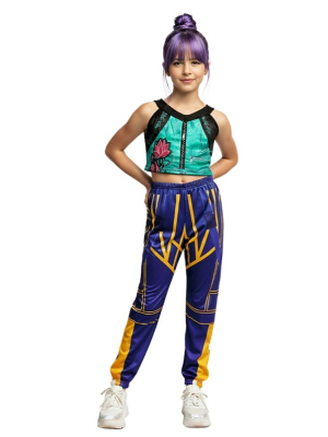 Disfraz de Guerrera K-POP Zoey para Niña - Disfraces Cazadoras Demonios - Disfraces de Las Guerreras K-POP infantiles