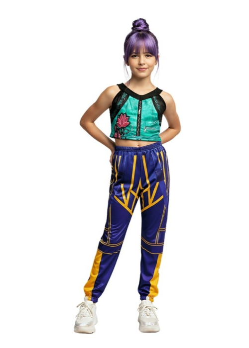 Disfraz de Guerrera K-POP Zoey para Niña - Disfraces Cazadoras Demonios - Disfraces de Las Guerreras K-POP infantiles