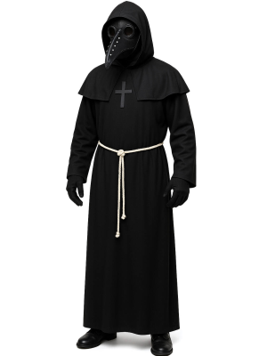 Disfraz de Doctor de La Peste adulto - Disfraces de Medicos Halloween - Disfraces Medievales para Hombre
