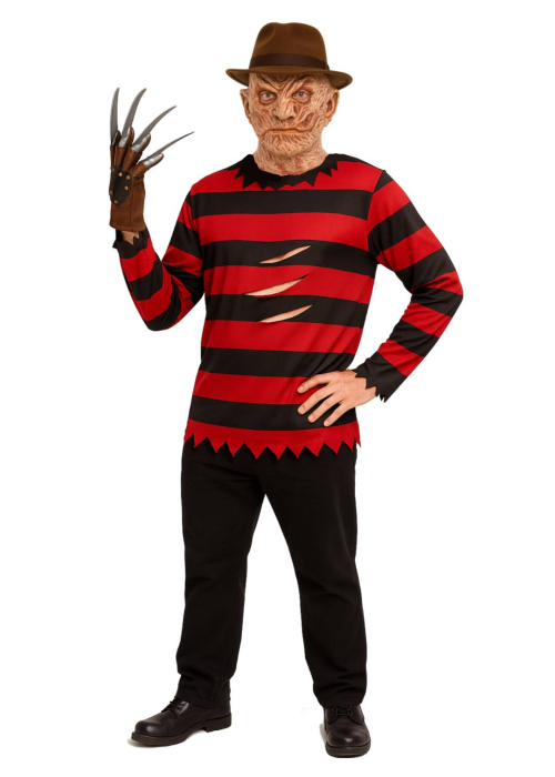 Disfraz De Freddy Krueger Hombre - Disfraces Halloween - Disfraces de Asesino de Pesadillas Adulto