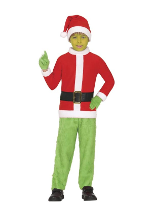Disfraz de El Grinch Deluxe para Niño - Disfraces Navidad