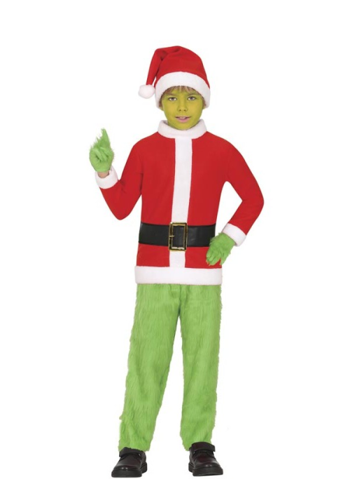 Disfraz de El Grinch Deluxe para Niño - Disfraces Navidad