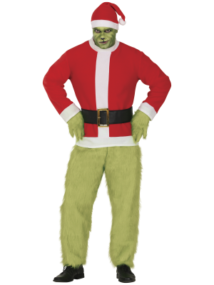 Disfraz de El Grinch Deluxe para Hombre - Disfraces Navidad
