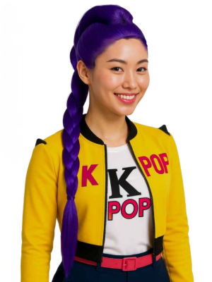 Peluca Rumi Guerrera K-POP - Complementos Cazadoras Demonios - Complementos de Las Guerreras K-POP