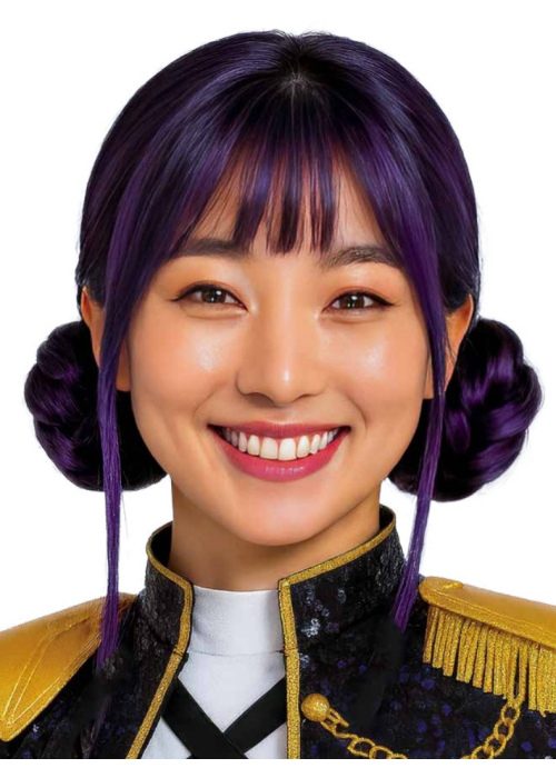 Peluca Zoey Guerrera K-POP - Complementos Cazadoras Demonios - Complementos de Las Guerreras K-POP