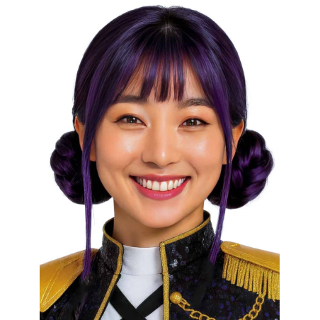 Peluca Zoey Guerrera K-POP - Complementos Cazadoras Demonios - Complementos de Las Guerreras K-POP