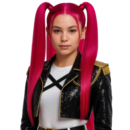Peluca Mira Guerrera K-POP - Complementos Cazadoras Demonios - Complementos de Las Guerreras K-POP
