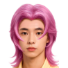 Peluca Romance Saja Boysa K-POP - Complementos Cazadoras Demonios - Complementos de Las Guerreras K-POP