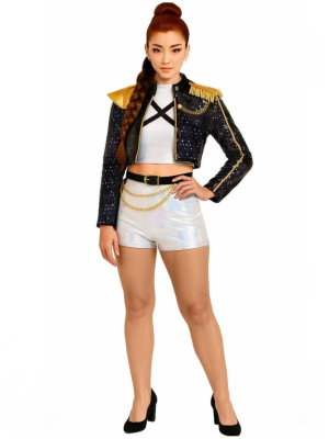 Disfraz de Guerrera K-POP Rumi Golden para Mujer - Disfraces Cazadoras Demonios - DISFRACES ADULTOS