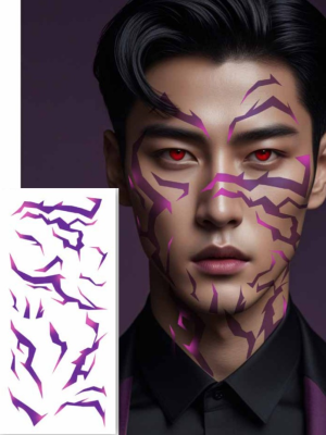 Tatuaje Jinu Saja Boys K-POP - Complementos Cazadoras Demonios - Complementos de Las Guerreras K-POP