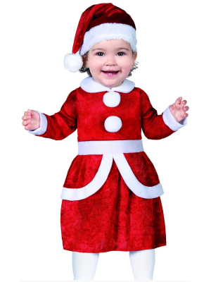 Disfraz De Mama Noel Terciopelo