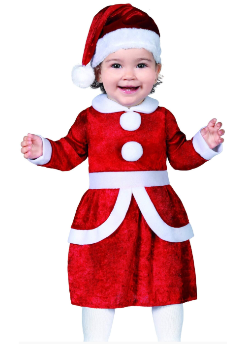 Disfraz De Mama Noel Terciopelo