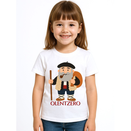 Camiseta Olentzero niña - Euskal Jantziak
